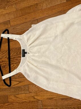 Lane Bryant Ivory Halter-Style Tank